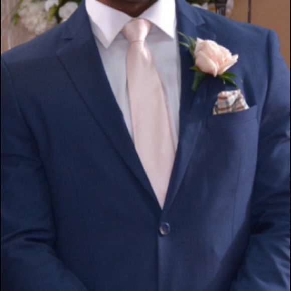 Blush Pink Tie - Picture 4 of 4